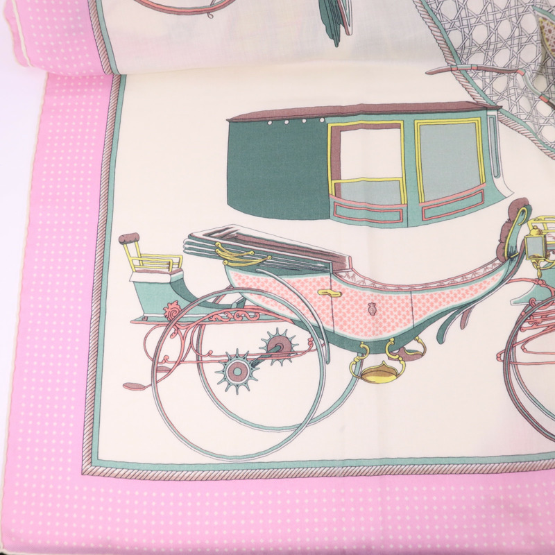 HERMES 絲質/羊絨Scarf 140X140絲巾-7