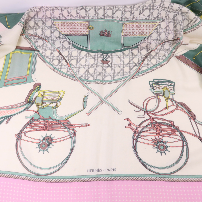 HERMES 絲質/羊絨Scarf 140X140絲巾-8