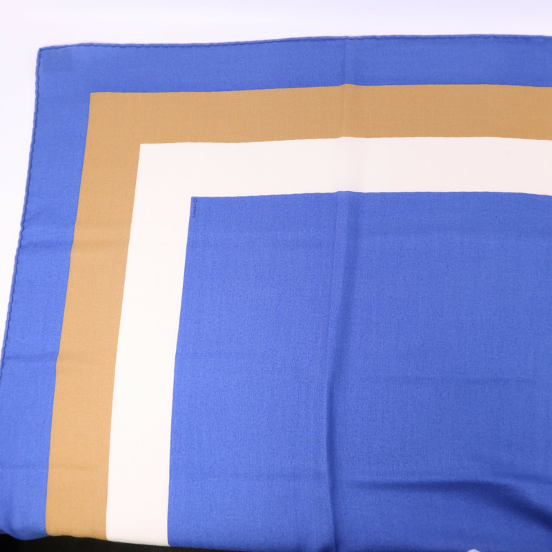HERMES 絲質/羊絨Scarf 140X140絲巾-1