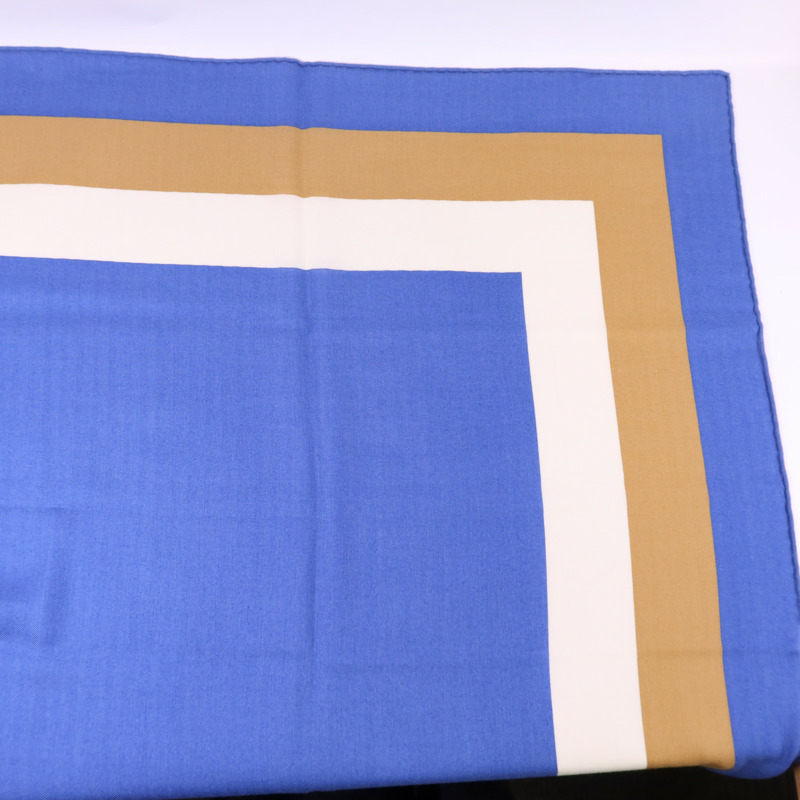HERMES 絲質/羊絨Scarf 140X140絲巾-3