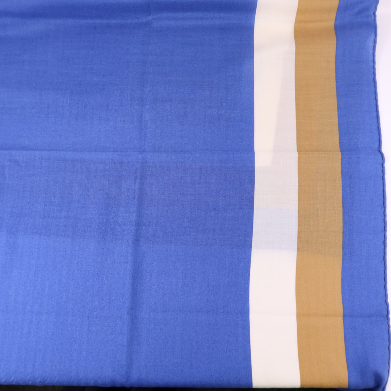 HERMES 絲質/羊絨Scarf 140X140絲巾-4