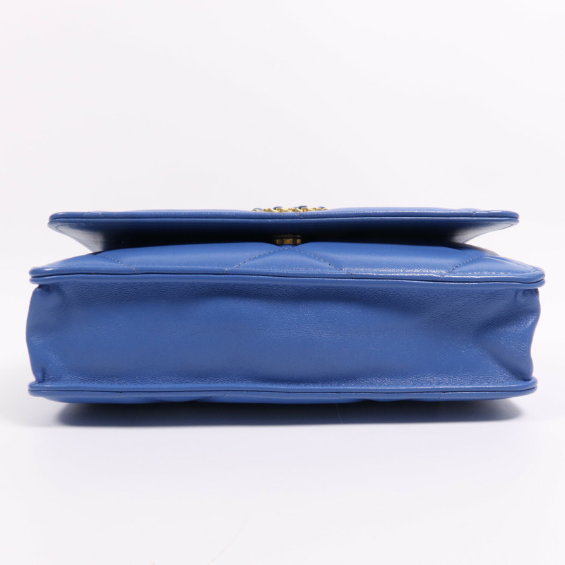 CHANEL 羊皮皮革19 WOC Wallet On Chain鏈帶手挽肩背兩用袋-3