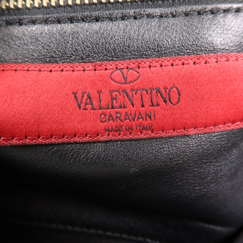 Valentino 牛皮皮革2 Way Shoulder Bag金扣手挽肩背兩用袋-14