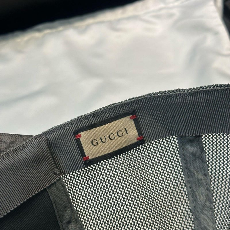 💎Han's house精品服飾💎GUCCI 古馳 滿版 老花 GG Supreme 帽子 義大利製-4