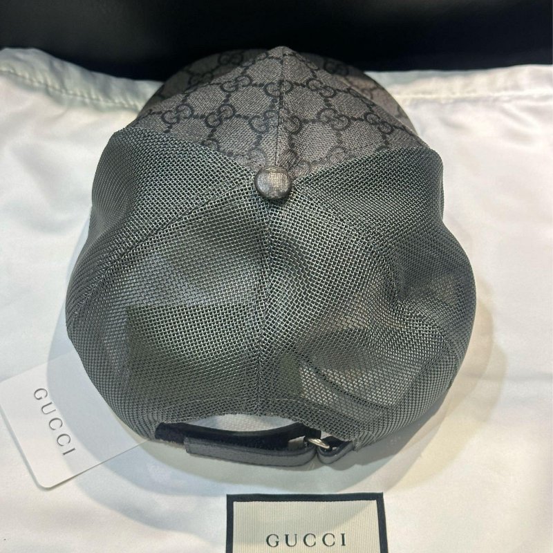 💎Han's house精品服飾💎GUCCI 古馳 滿版 老花 GG Supreme 帽子 義大利製-5