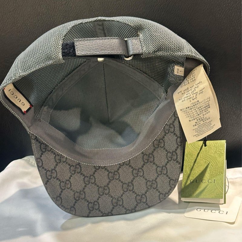 💎Han's house精品服飾💎GUCCI 古馳 滿版 老花 GG Supreme 帽子 義大利製-6