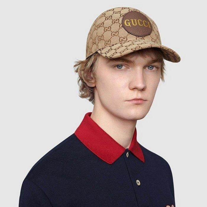 💎Han's house精品服飾💎GUCCI 滿版 老花 帽子 義大利製 576253-5