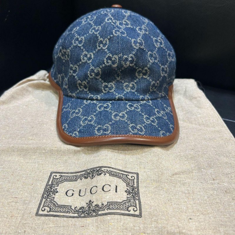 💎Han's house精品服飾💎 GUCCI 滿版 老花 帽子 義大利製 656206-0