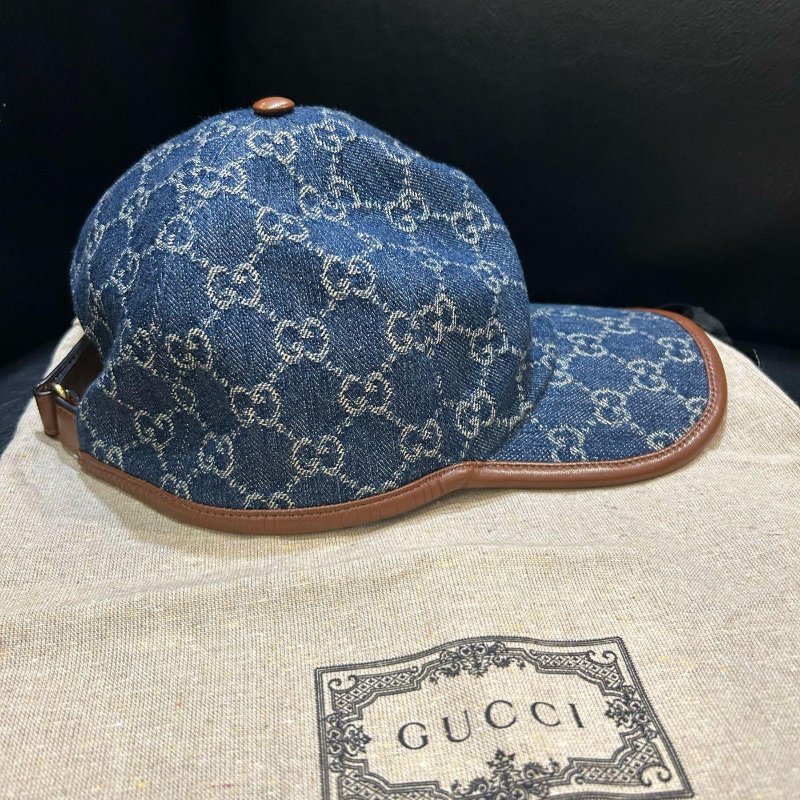 💎Han's house精品服飾💎 GUCCI 滿版 老花 帽子 義大利製 656206-4
