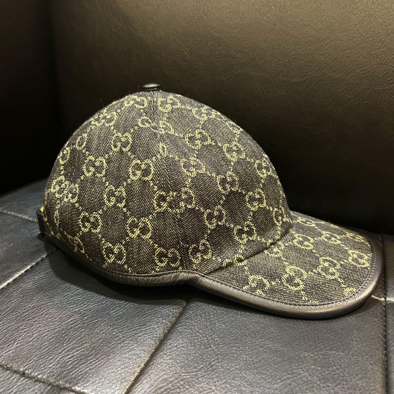 💎Han's house精品服飾💎GUCCI 滿版 老花 帽子 義大利製  656206-4