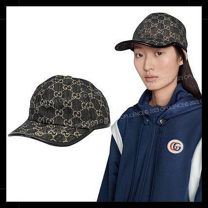 💎Han's house精品服飾💎GUCCI 滿版 老花 帽子 義大利製  656206-5