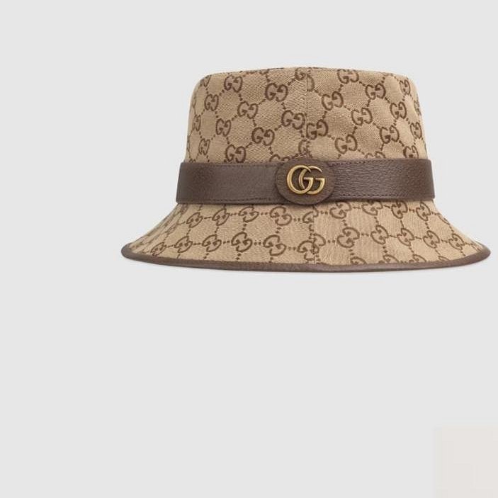 💎Han's house精品服飾💎GUCCI 滿版 老花 漁夫帽 576587 義大利製 原價19000-3