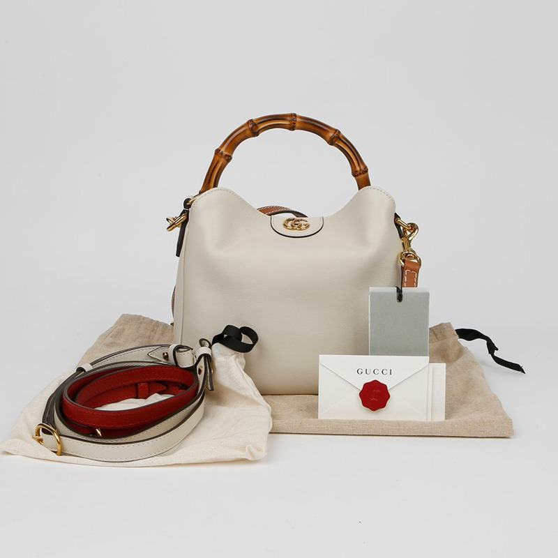 GUCCI 戴安娜小號手提單肩包 746251-0