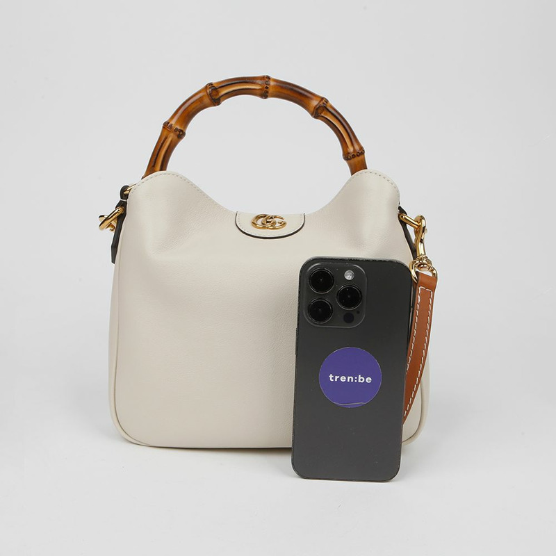 GUCCI 戴安娜小號手提單肩包 746251-6