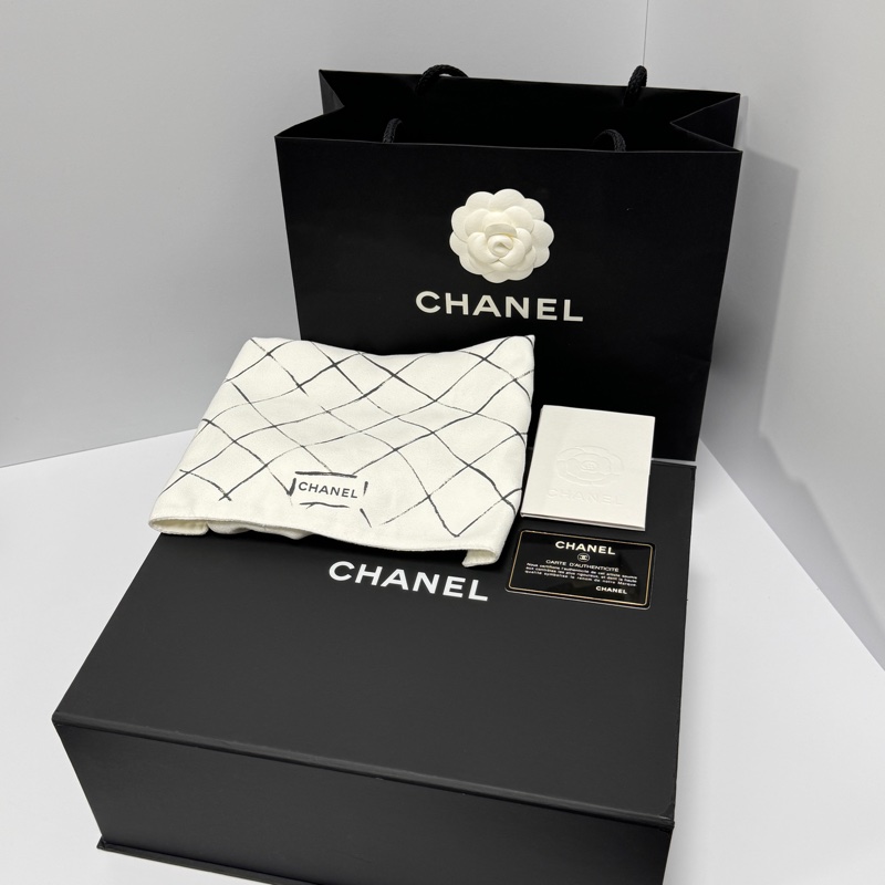 （99新閒置品💝） Chanel CF25牛皮 “so black” 限量款 專櫃40萬以上-2