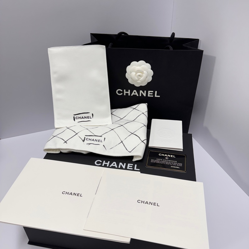 （99新閒置品💝） Chanel CF25牛皮 “so black” 限量款 專櫃40萬以上-3