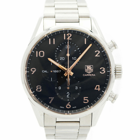 TAG Heuer 豪雅卡萊拉 CAR2014-4 黑色錶盤男士腕錶