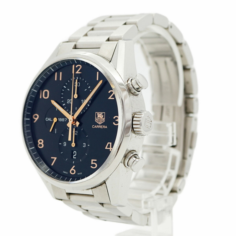 TAG Heuer 豪雅卡萊拉 CAR2014-4 黑色錶盤男士腕錶-1