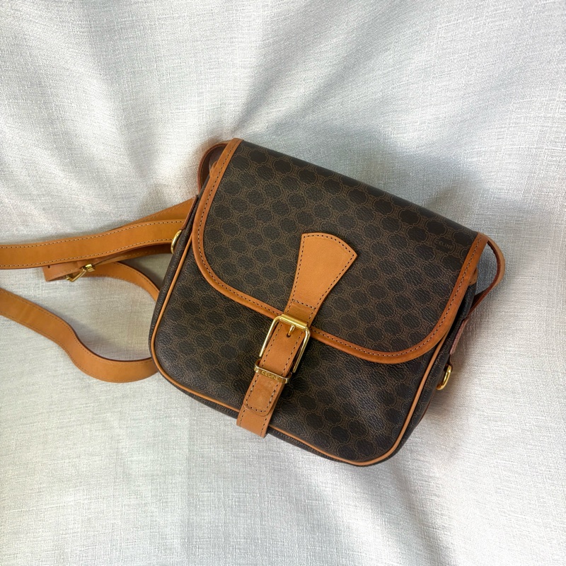 Celine 凱旋門老花豆腐斜挎包-27