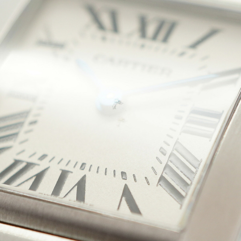 卡地亞 Tank Française SM W51008Q3 象牙色錶盤女士腕錶-6