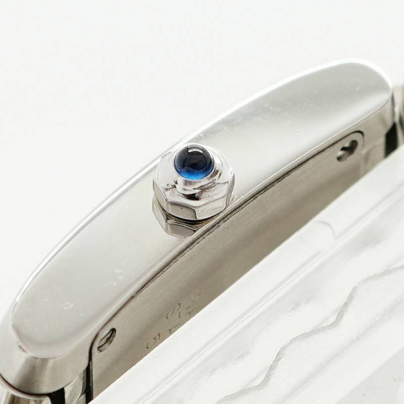 卡地亞 Tank Française SM W51008Q3 象牙色錶盤女士腕錶-10