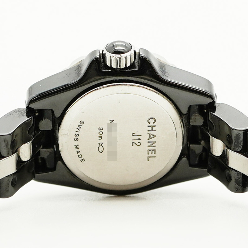 香奈兒 J12 XS H5236 黑色錶盤小姐腕錶-4