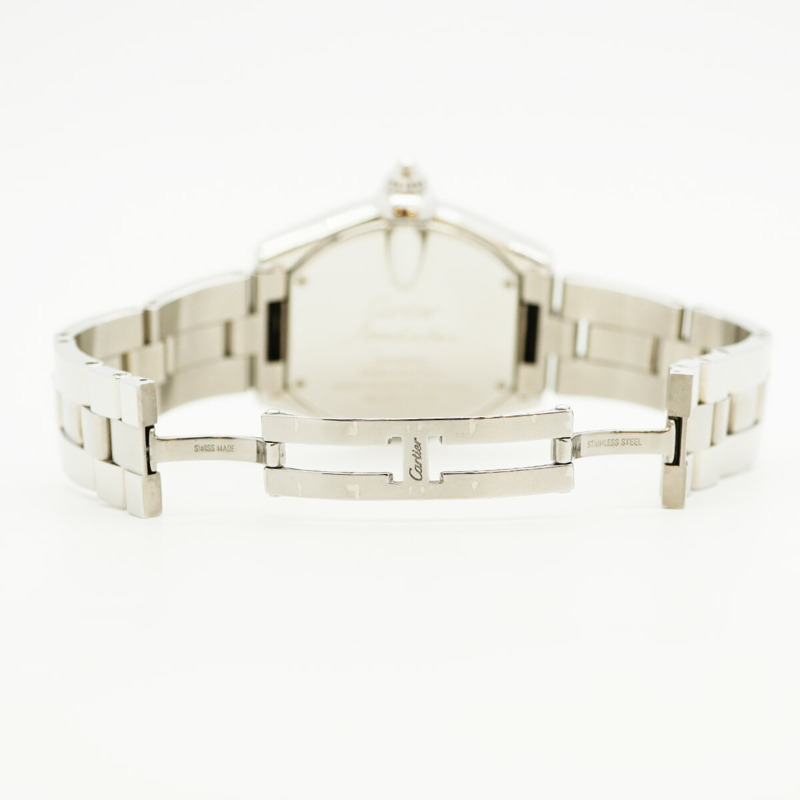 卡地亞 Roadster XL W62032X6 銀色錶盤男士腕錶-3