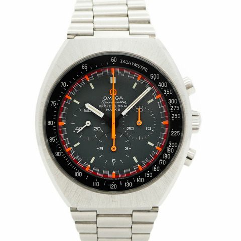 歐米茄超霸系列145.014黑色錶盤男士腕錶