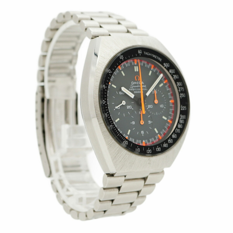 歐米茄超霸系列145.014黑色錶盤男士腕錶-3