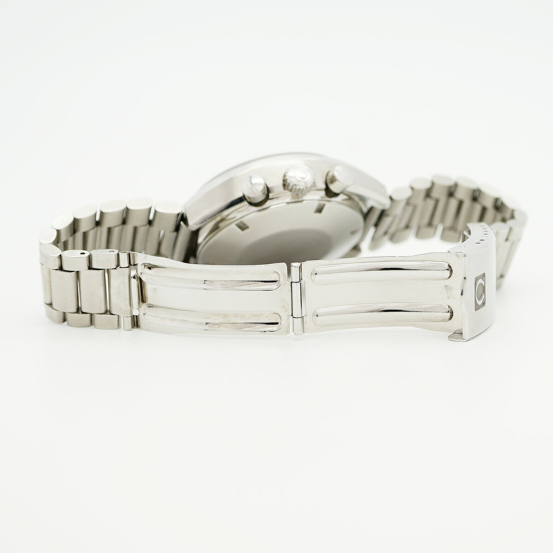 歐米茄超霸系列145.014黑色錶盤男士腕錶-4