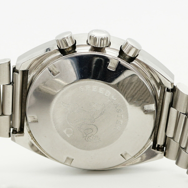 歐米茄超霸系列145.014黑色錶盤男士腕錶-5