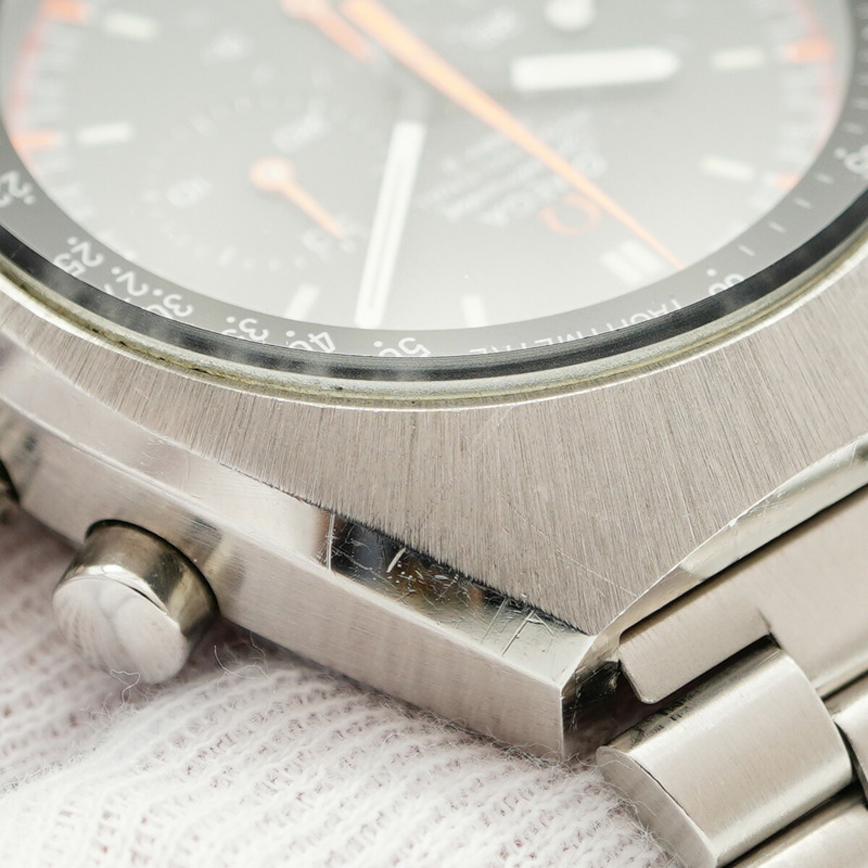 歐米茄超霸系列145.014黑色錶盤男士腕錶-7