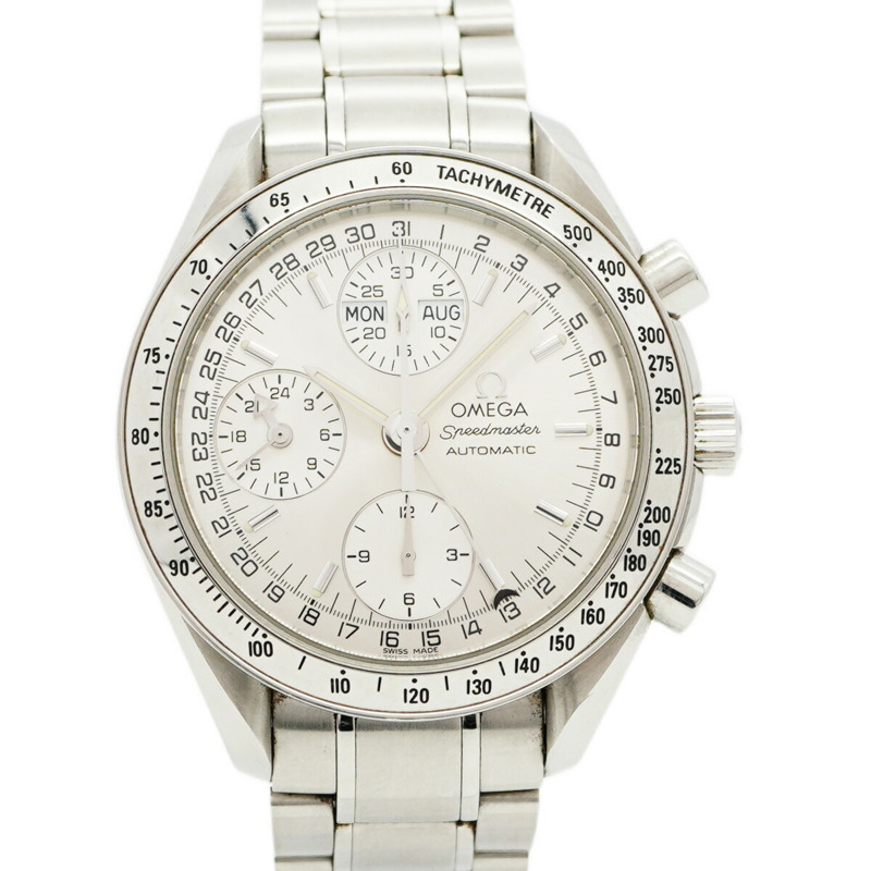 歐米茄超霸系列3523.30.00銀色錶盤男士腕錶-0