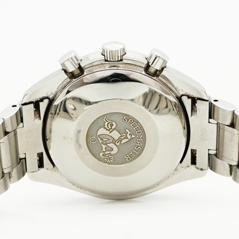 歐米茄超霸系列3523.30.00銀色錶盤男士腕錶-5