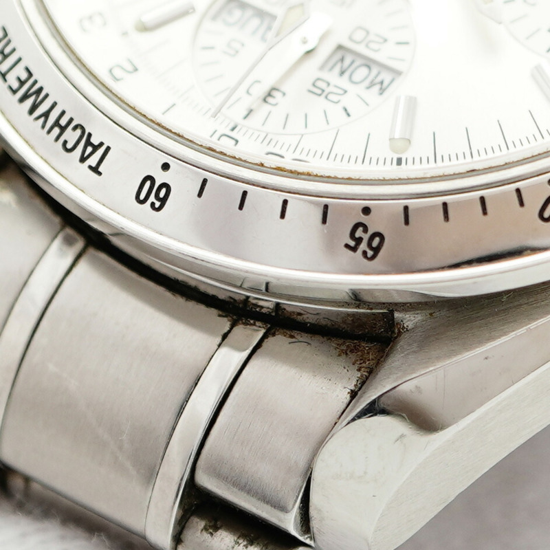 歐米茄超霸系列3523.30.00銀色錶盤男士腕錶-7