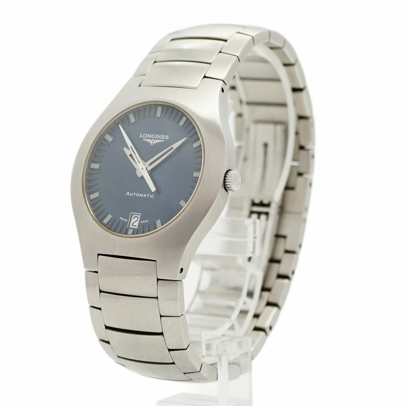 浪琴表 Opposition Date L3.623.4 海軍藍錶盤男士腕錶-1