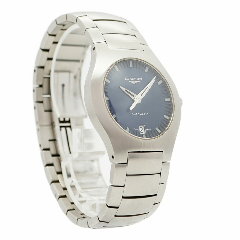 浪琴表 Opposition Date L3.623.4 海軍藍錶盤男士腕錶-2