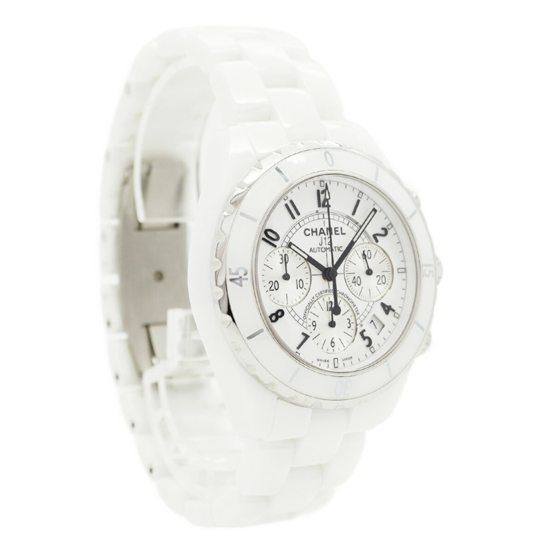 香奈兒 J12 H1007 白色錶盤男士腕錶-3