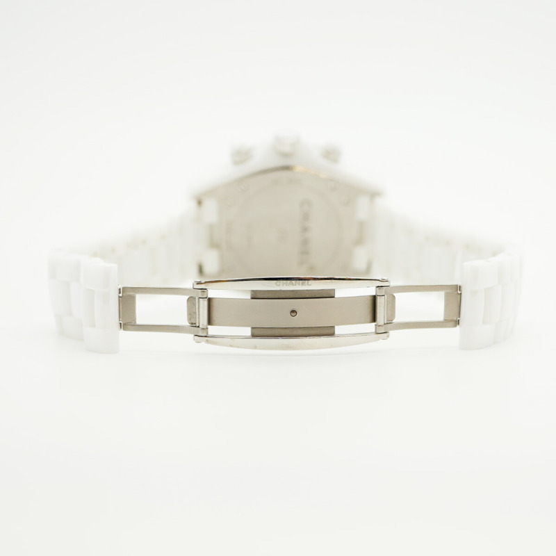 香奈兒 J12 H1007 白色錶盤男士腕錶-4