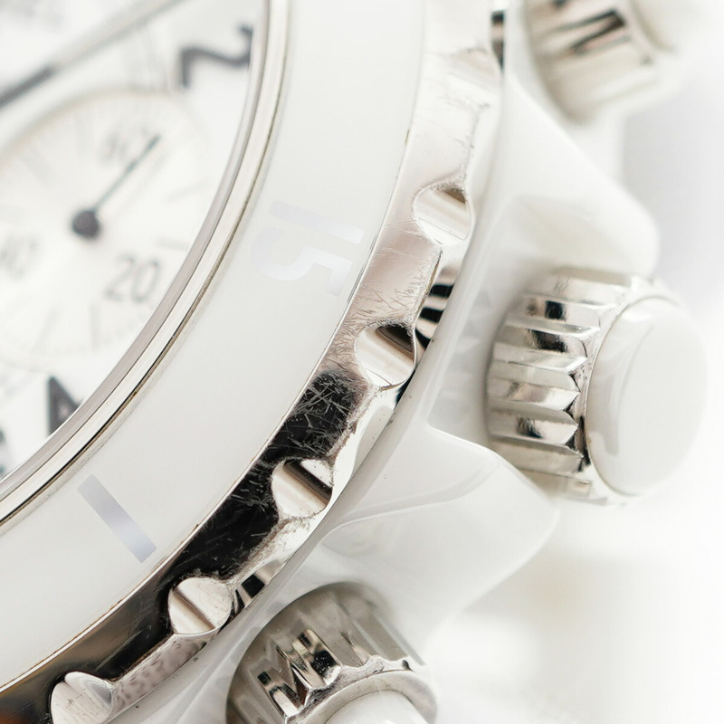 香奈兒 J12 H1007 白色錶盤男士腕錶-7