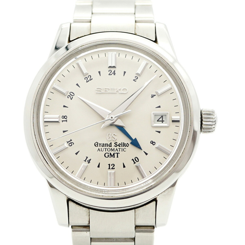 精工 Grand 9S56-00B0 SBGM003 銀色錶盤男士腕錶-0