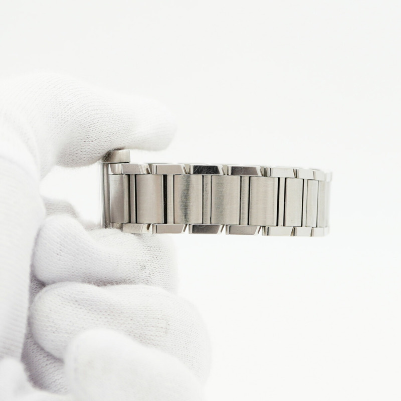 卡地亞 Tank Française SM W51035Q3 粉紅錶盤女錶-5