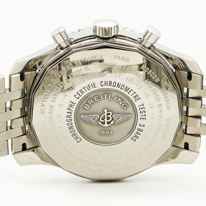 百年靈 Navitimer A24322 黑色錶盤男士腕錶-5