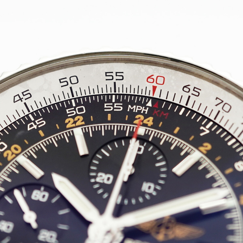 百年靈 Navitimer A24322 黑色錶盤男士腕錶-7