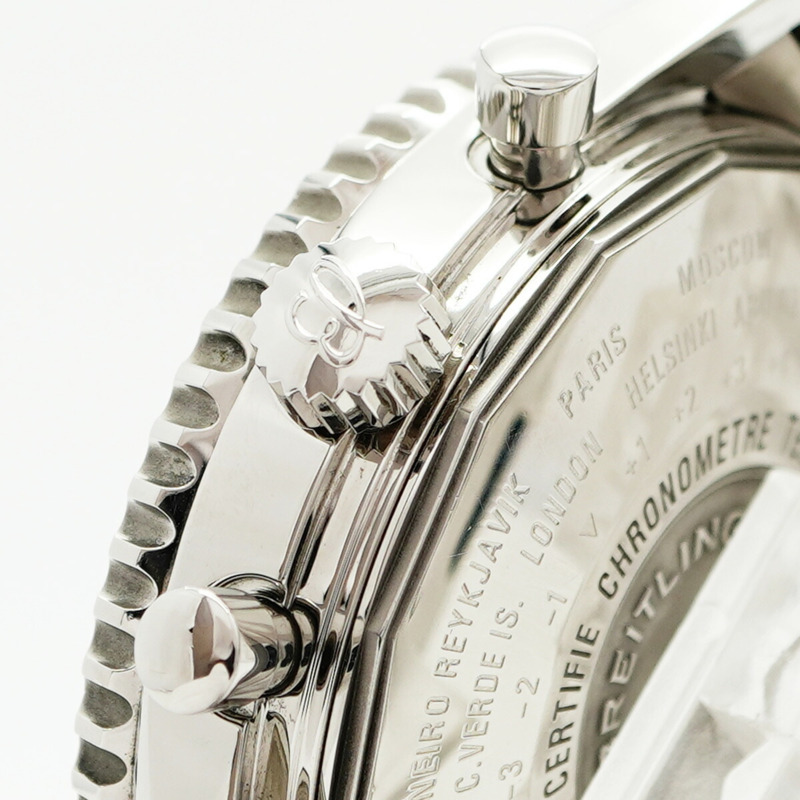 百年靈 Navitimer A24322 黑色錶盤男士腕錶-11