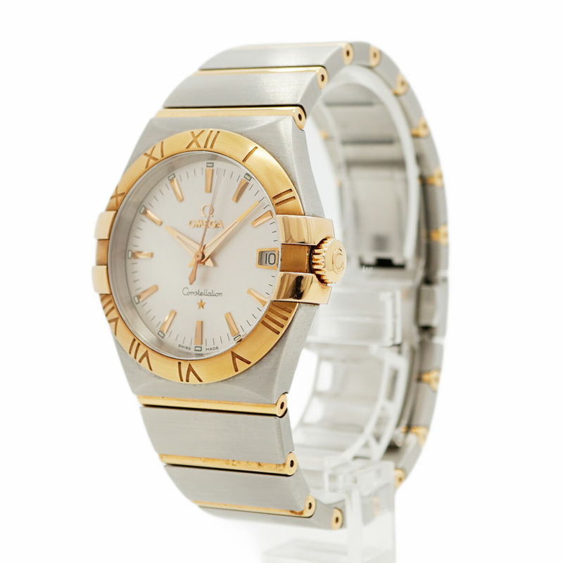 歐米茄星座系列 123.20.35.60.02.002 銀色錶盤男士腕錶-1