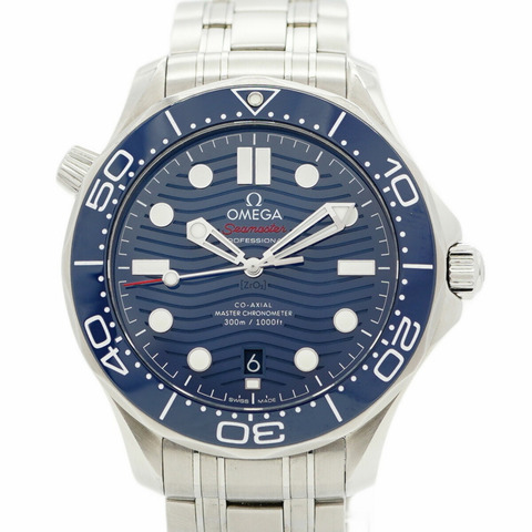 歐米茄海馬系列 210.30.42.20.03.001 藍色錶盤男士腕錶