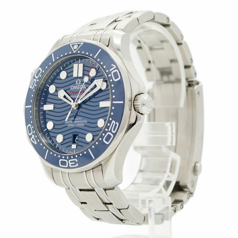 歐米茄海馬系列 210.30.42.20.03.001 藍色錶盤男士腕錶-2