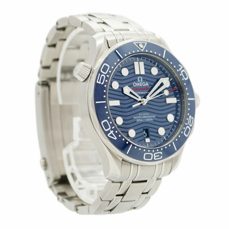 歐米茄海馬系列 210.30.42.20.03.001 藍色錶盤男士腕錶-3