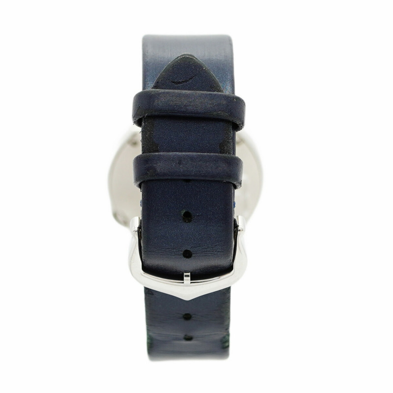 卡地亞 Ballon Blanc de W4BL0003 銀色錶盤小姐腕錶-8